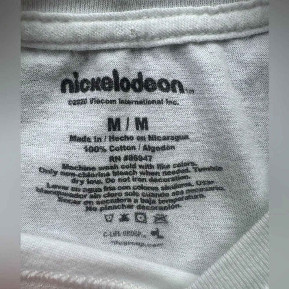Nickelodeon 90s Cartoon Tee Rugrats Hey Arnold Graphic Shirt M
